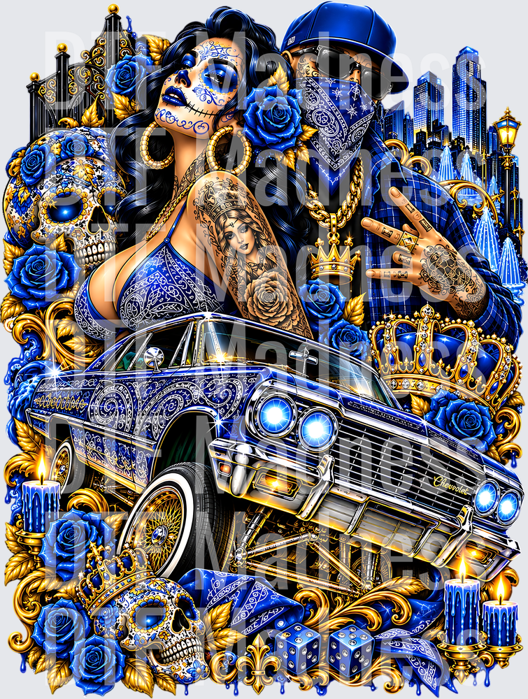 Blue Crown Lowrider Dreams