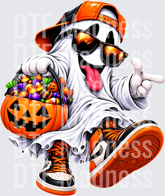 Hip-Hop Ghost Trick-or-Treating