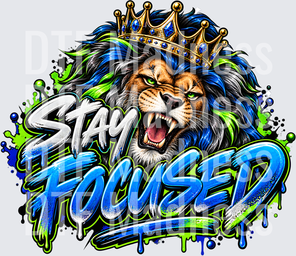Roaring Crowned Lion_ Stay Focused