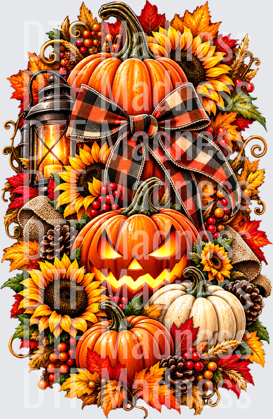 Layered Autumn Pumpkin Harvest Bouquet (1)